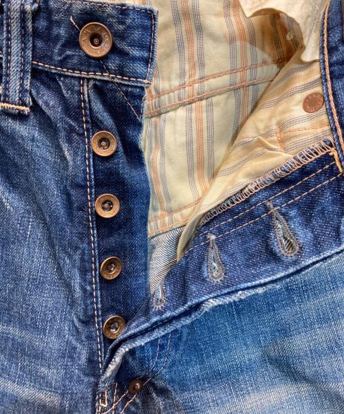 anachronorm（アナクロノーム）anachronorm (アナクロノーム) 加工デニムパンツ インディゴ サイズ:W32の古着・服飾アイテム