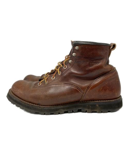 RED WING（レッドウィング）RED WING (レッドウィング) 6inch LINEMAN BOOTS ブラウン サイズ:US8 1/2の古着・服飾アイテム
