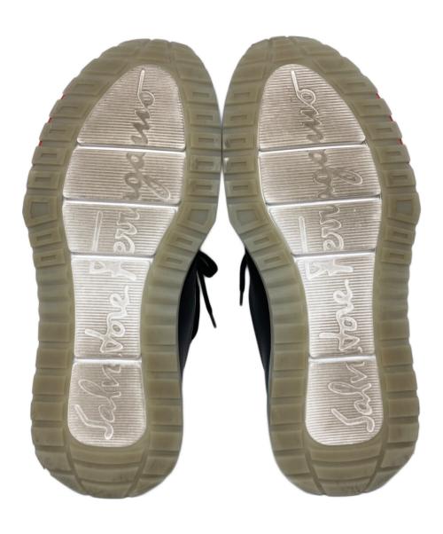 Salvatore Ferragamo（サルヴァトーレ フェラガモ）Salvatore Ferragamo (サルヴァトーレ フェラガモ) レザースニーカー ブラック サイズ:8 1/2Ⅿの古着・服飾アイテム