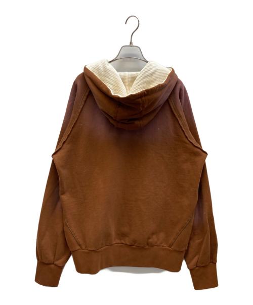 FAF（エフエーエフ）FAF (エフエイエフ) エイジドジップアップフーディ ブラウン サイズ:3 未使用品の古着・服飾アイテム