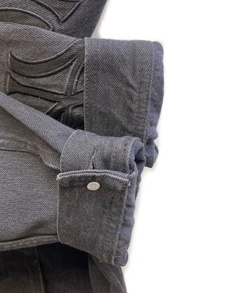 SUPREME（シュプリーム）Supreme (シュプリーム) NEW YORK YANKEES (ニューヨークヤンキース) デニムトラッカージャケット ブラック サイズ:Ｍの古着・服飾アイテム