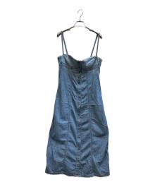 DIESEL（ディーゼル）の古着「デニムキャミソールワンピース」｜インディゴ