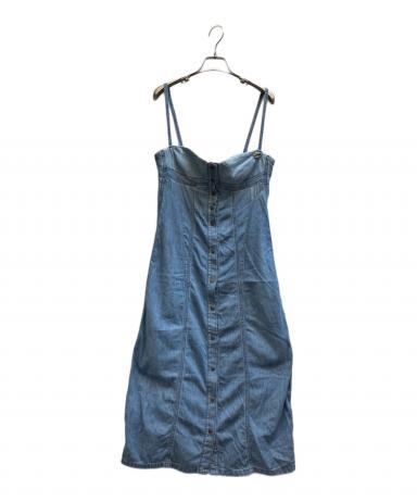 DIESEL キャミソールワンピース 中古・古着通販】DIESEL (ディーゼル) デニムキャミソールワンピース
