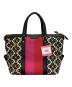 Kate Spade (ケイトスペード) フラワージャガードトートバッグ ブラック×ピンク：15000円