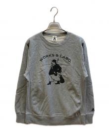 TACOMA FUJI RECORDS（タコマ フジ レコード）の古着「WARKS & LABO.LOGO SWEAT」｜グレー