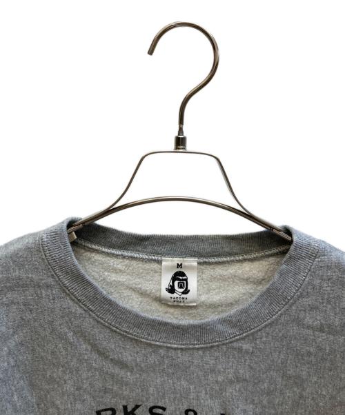 TACOMA FUJI RECORDS（タコマ フジ レコード）TACOMA FUJI RECORDS (タコマ フジ レコード) WARKS & LABO.LOGO SWEAT グレー サイズ:Mの古着・服飾アイテム