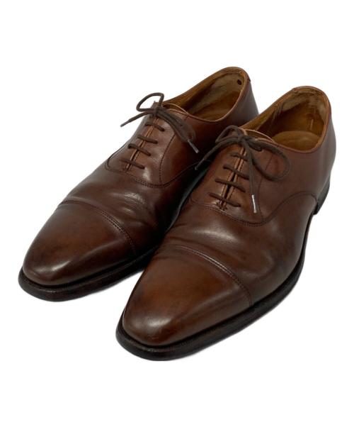 Crockett & Jones（クロケット＆ジョーンズ）Crockett & Jones (クロケット＆ジョーンズ) SHIPS (シップス) ストレートチップシューズ ブラウン サイズ:6 1/2の古着・服飾アイテム
