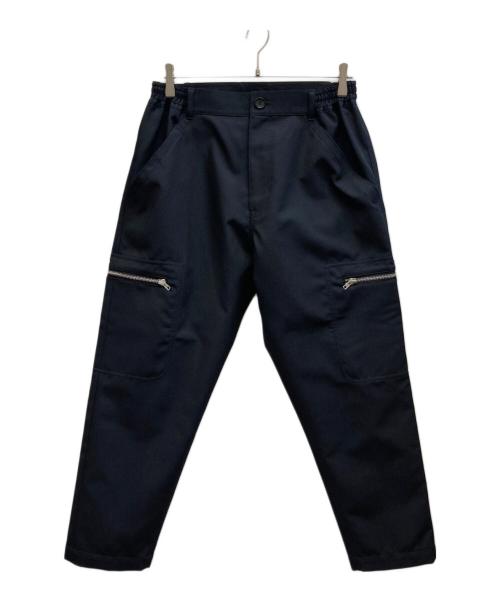 COMME des GARCONS HOMME DEUX（コムデギャルソン オム ドゥ）COMME des GARCONS HOMME DEUX (コムデギャルソン オム ドゥ) ジップデザインワイドパンツ ブラック サイズ:Mの古着・服飾アイテム