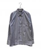 COMME des GARCONS HOMME DEUXコムデギャルソン オム ドゥ）の古着「ストライプシャツ」｜ブルー