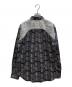COMME des GARCONS HOMME DEUX (コムデギャルソン オム ドゥ) 総柄シャツ ブラック サイズ:M：15000円