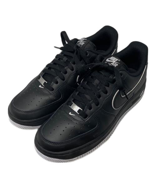 NIKE（ナイキ）NIKE (ナイキ) エアフォース1'07 ロー ブラック/ホワイト ブラック サイズ:US9.5の古着・服飾アイテム