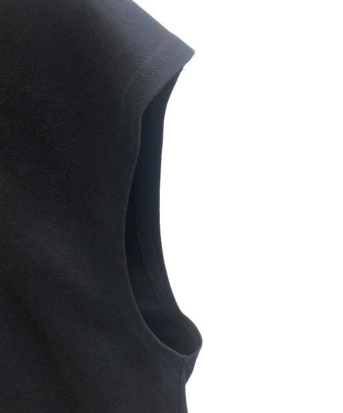 Aape BY A BATHING APE（エーエイプ バイ アベイシングエイプ）AAPE BY A BATHING APE (エーエイプ バイ アベイシングエイプ) METALLIC APE FACE SLEEVELESS HOODIE ブラック サイズ:Sの古着・服飾アイテム