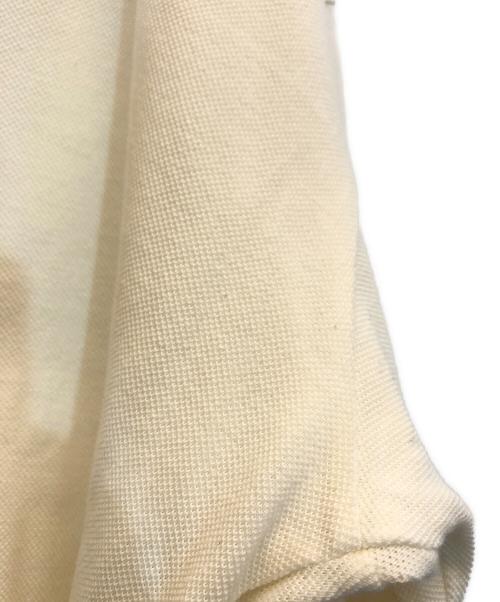 FRED PERRY（フレッドペリー）FRED PERRY (フレッドペリー) 鹿の子長袖カットソー ホワイト サイズ:Lの古着・服飾アイテム