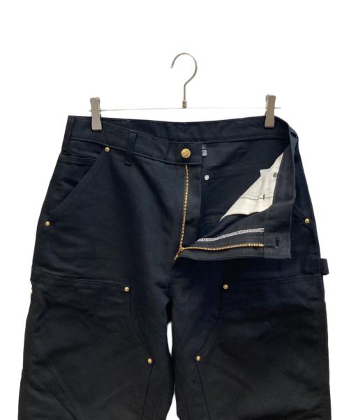 CarHartt（カーハート）CarHartt (カーハート) DOUBLE-FRONT WORK DUNGAREE ブラック サイズ:34×32の古着・服飾アイテム