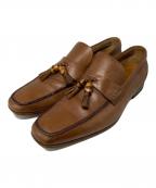 GUCCIグッチ）の古着「タッセルローファー」｜ベージュ