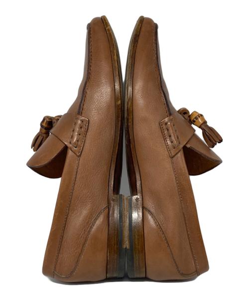 GUCCI（グッチ）GUCCI (グッチ) タッセルローファー ベージュ サイズ:39 1/2の古着・服飾アイテム