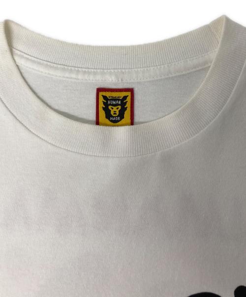 HUMAN MADE（ヒューマンメイド）HUMAN MADE (ヒューマンメイド) VERDY (ヴェルディ) ロングスリーブカットソー ホワイト サイズ:Mの古着・服飾アイテム