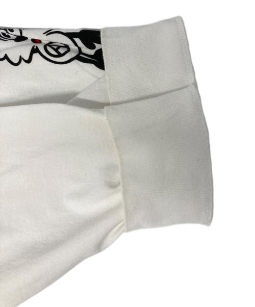 HUMAN MADE（ヒューマンメイド）HUMAN MADE (ヒューマンメイド) VERDY (ヴェルディ) ロングスリーブカットソー ホワイト サイズ:Mの古着・服飾アイテム