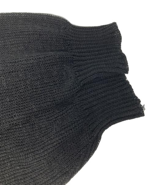 COMME des GARCONS HOMME（コムデギャルソン オム）COMME des GARCONS HOMME (コムデギャルソン オム) リネンカーディガン ブラック サイズ:-の古着・服飾アイテム