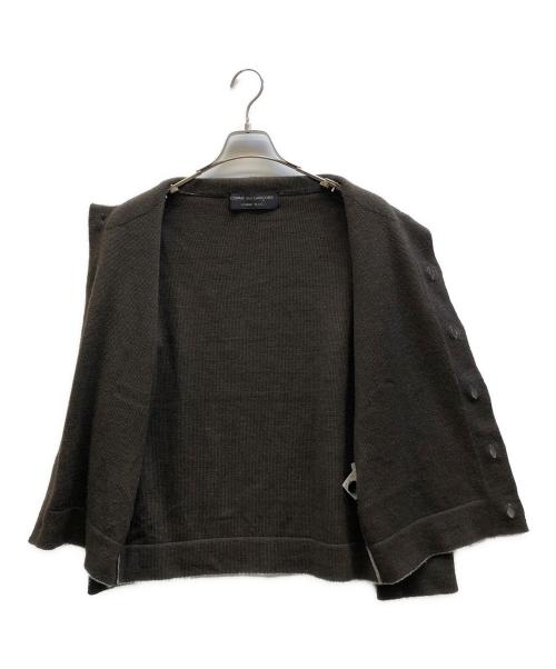 COMME des GARCONS HOMME PLUS（コムデギャルソンオムプリュス）COMME des GARCONS HOMME PLUS (コムデギャルソンオムプリュス) ニットカーディガン ブラウン サイズ:-の古着・服飾アイテム