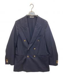 Couture d'adam（クチュールドアダム）の古着「Flannel Blazer Double」｜ネイビー