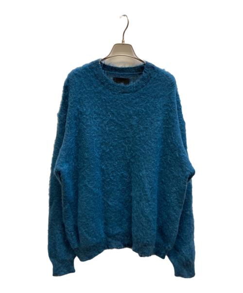 YOKE（ヨーク）YOKE (ヨーク) BRUSHED MOHAIR SWEATER ブルー サイズ:3の古着・服飾アイテム