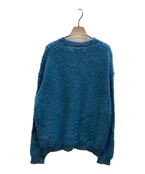 YOKE（ヨーク）YOKE (ヨーク) BRUSHED MOHAIR SWEATER ブルー サイズ:3の古着・服飾アイテム