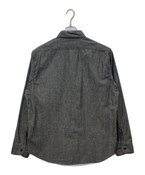 SUGAR CANE（シュガーケーン）SUGAR CANE (シュガーケーン) BLACK CHAMBRAY WORK SHIRT グレー サイズ:16-16　1/2の古着・服飾アイテム