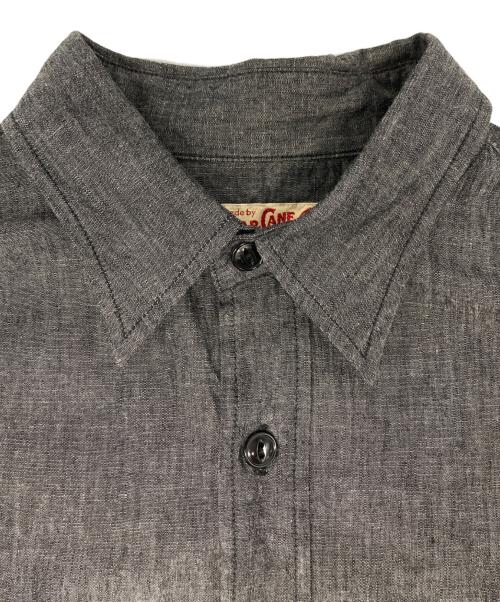 SUGAR CANE（シュガーケーン）SUGAR CANE (シュガーケーン) BLACK CHAMBRAY WORK SHIRT グレー サイズ:16-16　1/2の古着・服飾アイテム