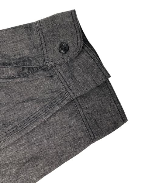 SUGAR CANE（シュガーケーン）SUGAR CANE (シュガーケーン) BLACK CHAMBRAY WORK SHIRT グレー サイズ:16-16　1/2の古着・服飾アイテム