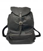 ADDICT CLOTHES×vascoアディクト クローズ×ヴァスコ）の古着「レザーアーミーバックパック」｜ブラック