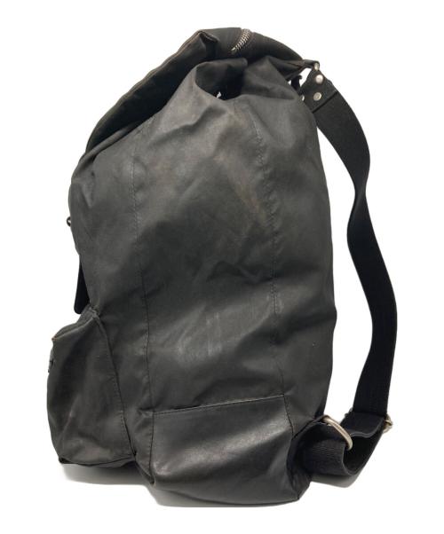 ADDICT CLOTHES（アディクト クローズ）ADDICT CLOTHES (アディクト クローズ) vasco (バスコ) レザーアーミーバックパック ブラックの古着・服飾アイテム