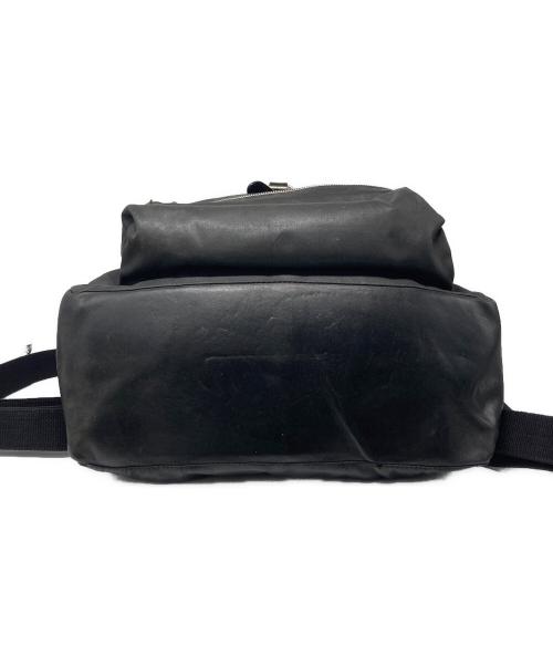 ADDICT CLOTHES（アディクト クローズ）ADDICT CLOTHES (アディクト クローズ) vasco (バスコ) レザーアーミーバックパック ブラックの古着・服飾アイテム