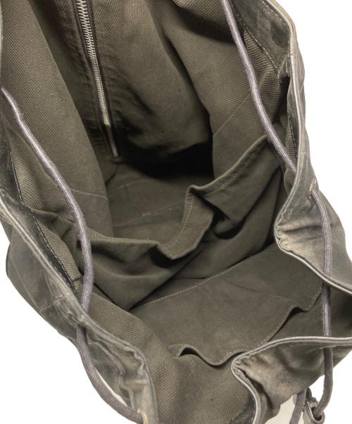 ADDICT CLOTHES（アディクト クローズ）ADDICT CLOTHES (アディクト クローズ) vasco (バスコ) レザーアーミーバックパック ブラックの古着・服飾アイテム