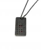 EYEFUNNY×wjkアイファニー×ダブルジェイケー）の古着「ドッグタグ型チャーム」｜シルバー