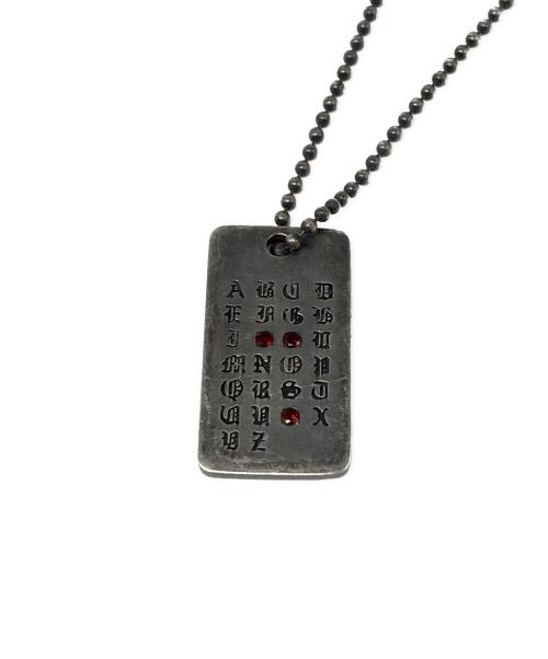 EYEFUNNY（アイファニー）EYEFUNNY (アイファニー) wjk (ダブルジェイケー) ドッグタグ型チャーム シルバーの古着・服飾アイテム