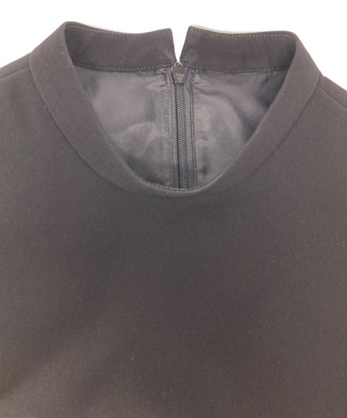 BORDERS at BALCONY（ボーダーズアットバルコニー）BORDERS at BALCONY (ボーダーズアットバルコニー) BALLOON FRILL SLEEVE DRESS ブラック サイズ:36の古着・服飾アイテム