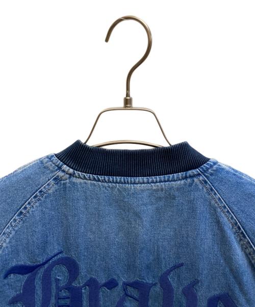 DIESEL（ディーゼル）DIESEL (ディーゼル) 刺繍デニムスカジャン インディゴ サイズ:Mの古着・服飾アイテム