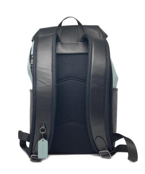 COACH（コーチ）COACH (コーチ) レーサー バックパック・カラーブロック シグネチャー キャンバス ライトブルーの古着・服飾アイテム
