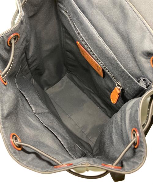 COACH（コーチ）COACH (コーチ) レーサー バックパック・カラーブロック シグネチャー キャンバス ライトブルーの古着・服飾アイテム