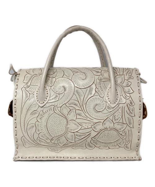 Carving Tribes（カービングトライブス）Carving Tribes (カービングトライブス) トートバッグ ホワイトの古着・服飾アイテム