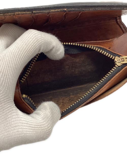 CALEE（キャリー）CALEE (キャリー) レザースタッズ長財布 ブラックの古着・服飾アイテム