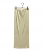 PLEATS PLEASEプリーツプリーズ）の古着「プリーツスカート」｜アイボリー