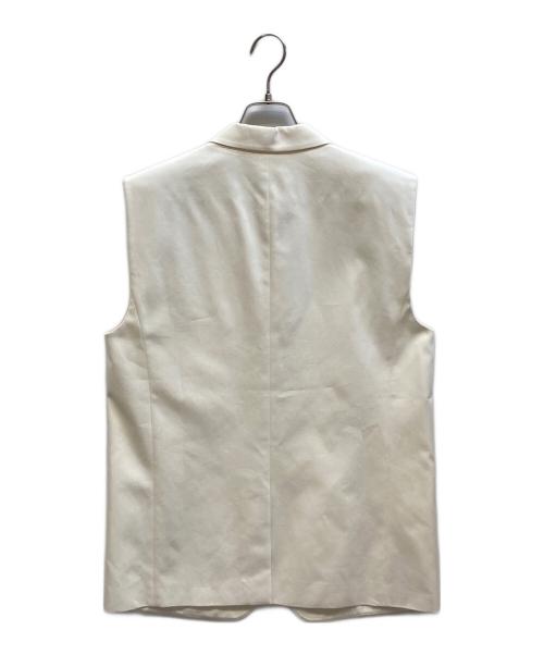 theory（セオリー）theory (セオリー) ツイルベストジレスリーブレスジャケット アイボリー サイズ:P/S 未使用品の古着・服飾アイテム