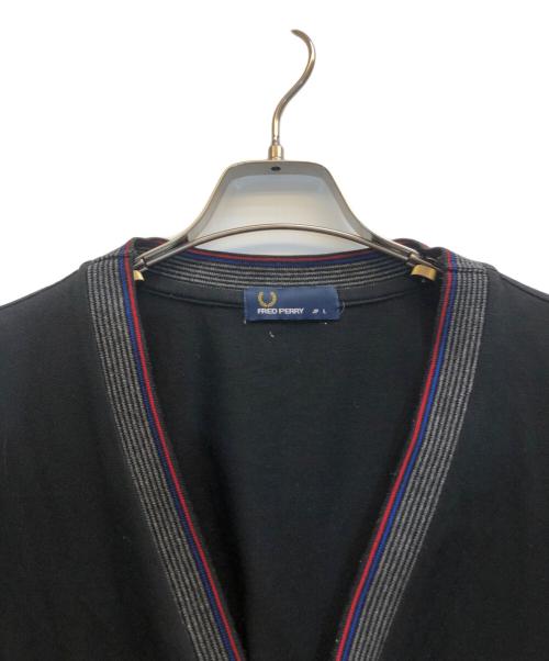 FRED PERRY（フレッドペリー）FRED PERRY (フレッドペリー) カーディガン ブラック サイズ:Lの古着・服飾アイテム