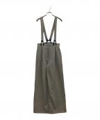 CLANEクラネ）の古着「Suspender Wide Pants」｜グレー