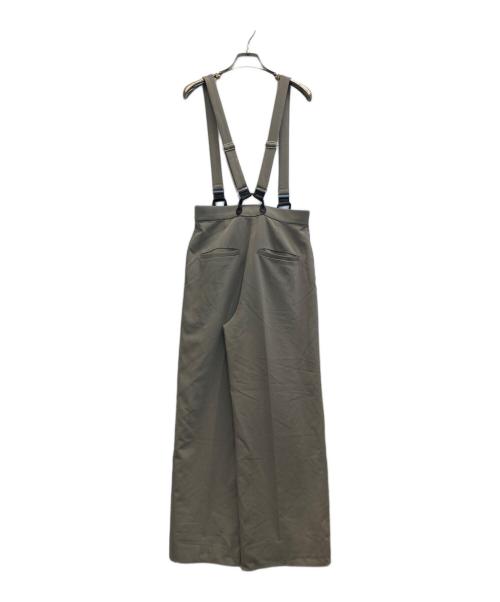 CLANE（クラネ）CLANE (クラネ) Suspender Wide Pants グレー サイズ:1の古着・服飾アイテム