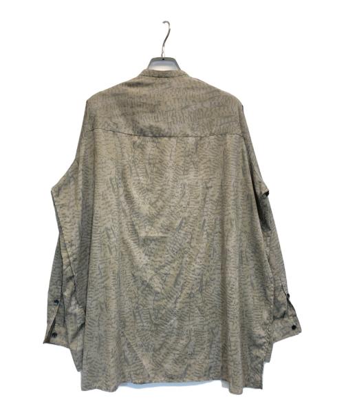 CLANE（クラネ）CLANE (クラネ) PYTHON OVER STAND SHIRT グレー サイズ:1の古着・服飾アイテム