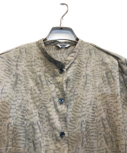 CLANE（クラネ）CLANE (クラネ) PYTHON OVER STAND SHIRT グレー サイズ:1の古着・服飾アイテム