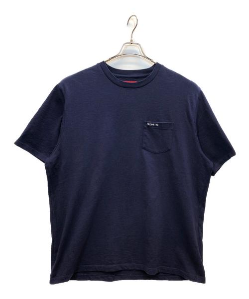 SUPREME（シュプリーム）SUPREME (シュプリーム) ショートスリーブポケットティ ネイビー サイズ:XXLの古着・服飾アイテム
